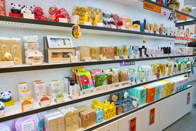 Beauty products for sale in Seoul, South Korea Beauty products for sale in Seoul, South Korea