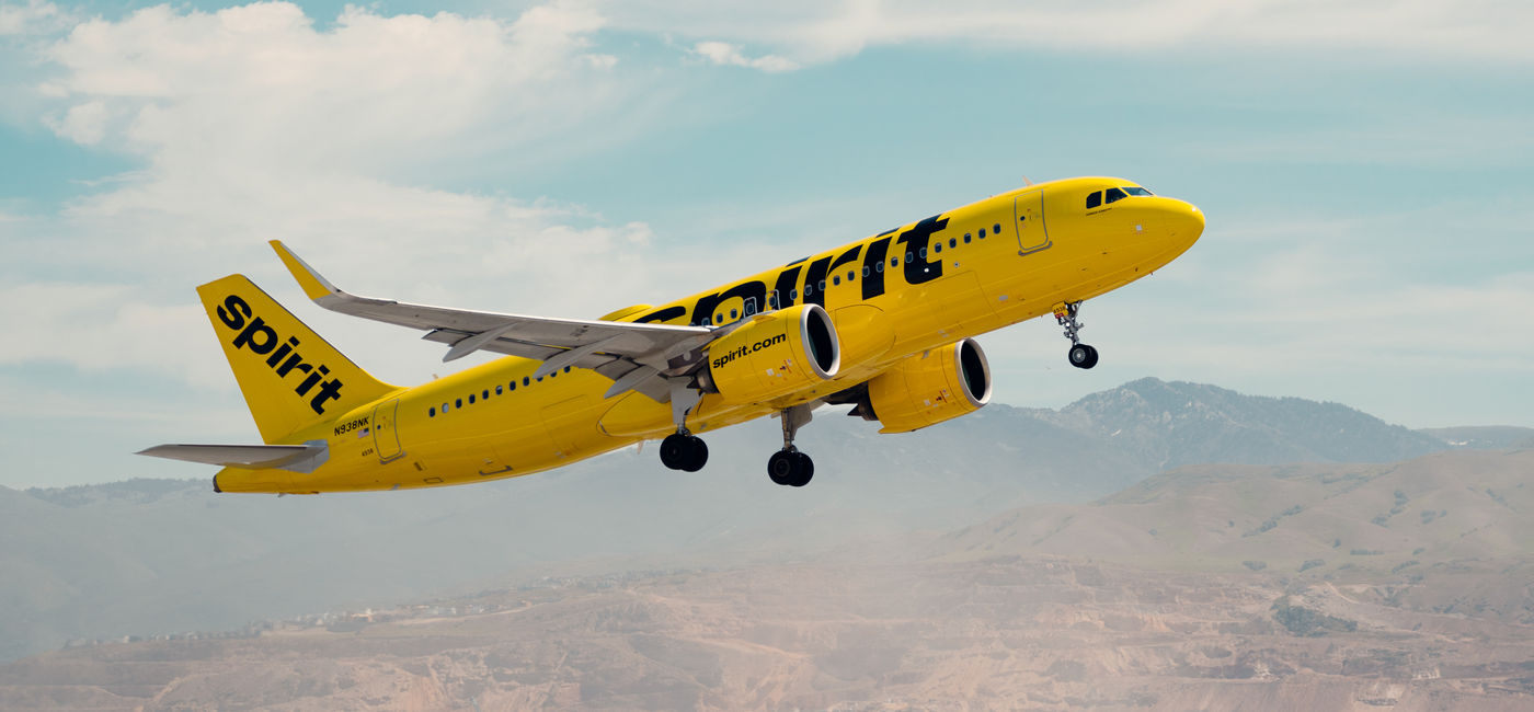 Image: Spirit Airlines plane taking off. (Photo Credit: Spirit Airlines Media)