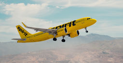 Spirit Airlines plane.