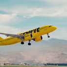 Spirit Airlines plane.