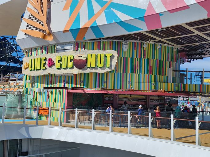 The Lime and Coconut aboard Utopia of the Seas.