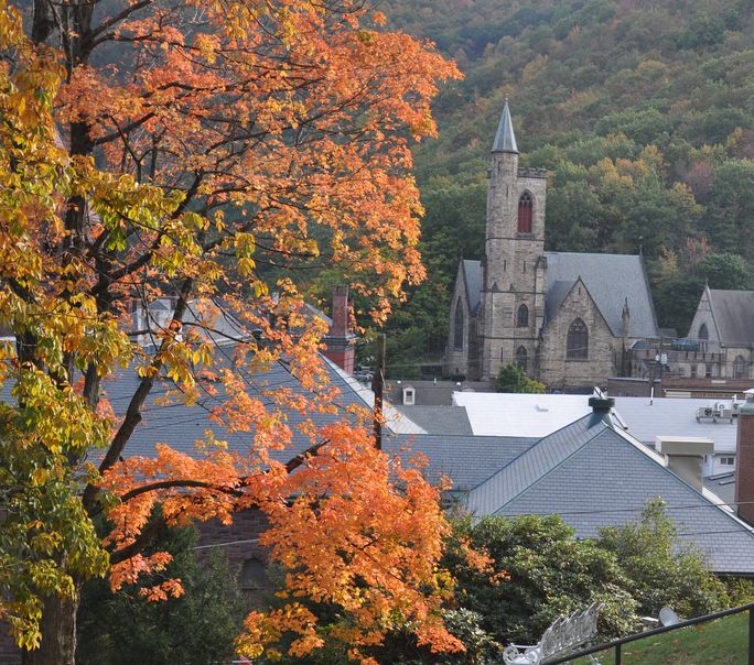 Jim Thorpe, fall foliage, Pennsylvania