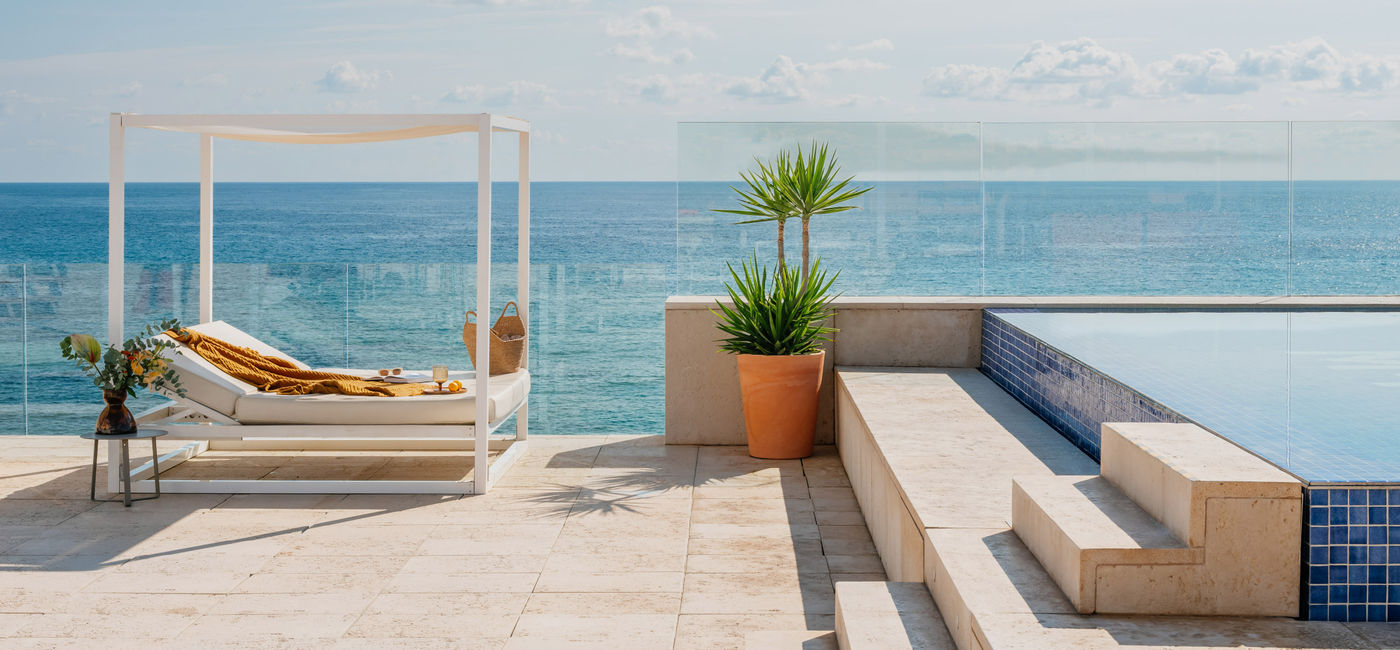 Image: Rooftop at MiM Mallorca (Photo Credit: Melia Hotels International)
