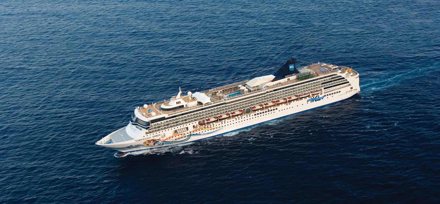 Image: Norwegian Spirit sailing on the seas. (photo via Norwegian Cruise Line)
