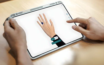 Rendering of virtual ring try-on technology
