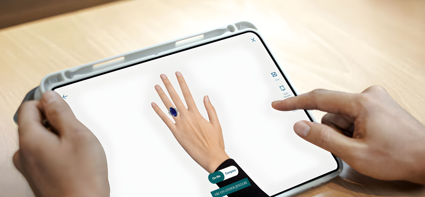 Image: Guests will be able to virtually try-on more than 100 rings from Effy Jewelry (Photo Credit: Carnival Cruise Line)