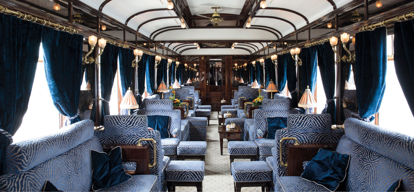Image: L’intérieur du Venice Simplon-Orient-Express (Source: Railbookers)