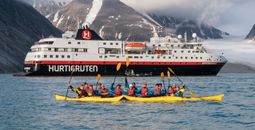 Hurtigruten, Svalbard, Norway, kayaking, Artic, cruises, expedition, exploration, adventure