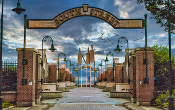 The South Street Crossing in Philadelphia, Pennsylvania.