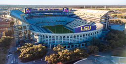 Tiger Stadium on LSU campus in Baton Rouge, Louisiana