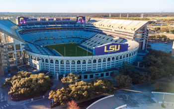 Tiger Stadium on LSU campus in Baton Rouge, Louisiana