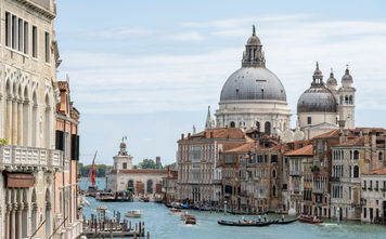 The Basilica Santa Maria della Salute in Venice, Italy