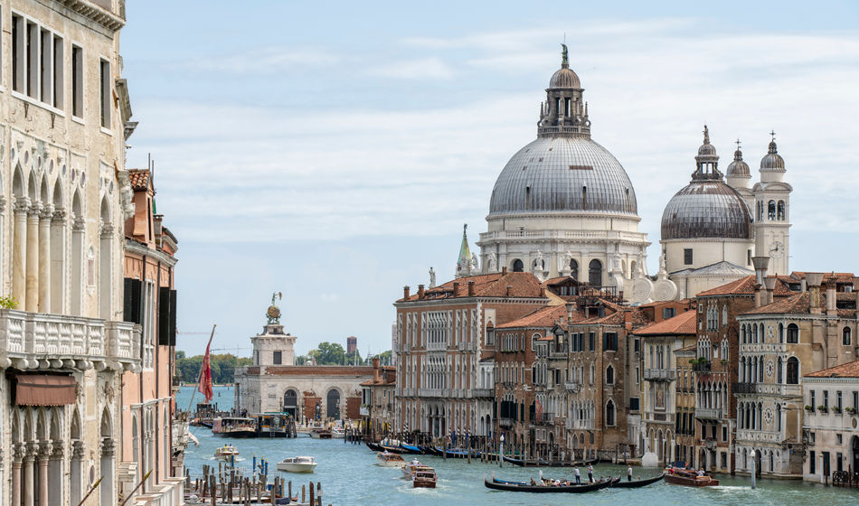 The Basilica Santa Maria della Salute in Venice, Italy
