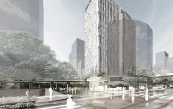 Granville Island WaterWalk by Wyndham rendering
