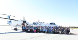 WestJet "Haul for Hope" in Edmonton