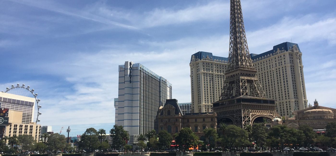 Image: Las Vegas Strip from the Bellagio Fountains. (Photo Credit: Patrick Clarke)