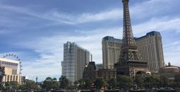 Las Vegas Strip from the Bellagio Fountains