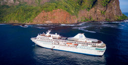 Paul Gauguin Cruises in Fatu Hiva.