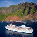 Paul Gauguin Cruises in Fatu Hiva.