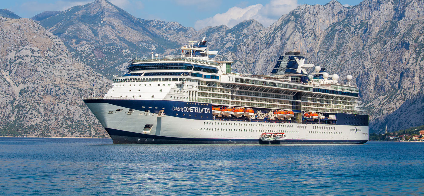 Image: Celebrity Constellation in the Bay of Kotor, Montenegro. (Photo Credit: Adobe Stock/OlegD)