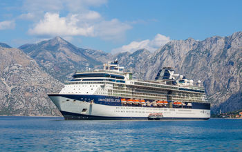 Celebrity Constellation in the Bay of Kotor, Montenegro.
