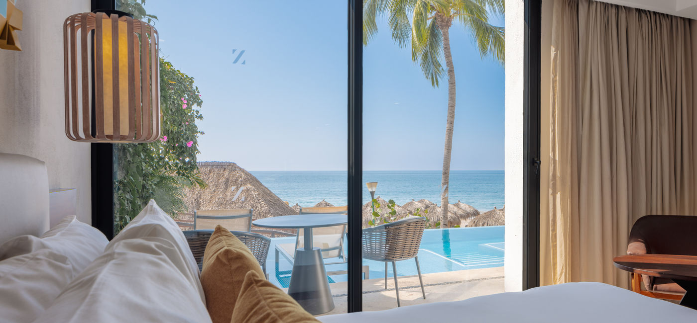 Image: The view from a swim-up double room at the Hyatt Ziva Puerto Vallarta resort. (Photo Credit: Playa Hotels & Resorts)
