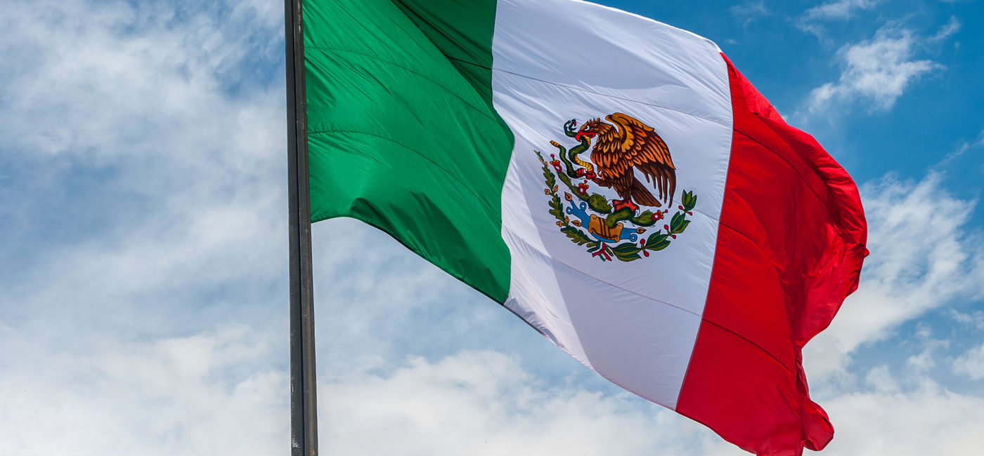Image: Mexico's national flag. (Photo Credit: Adobe Stock/javarman)