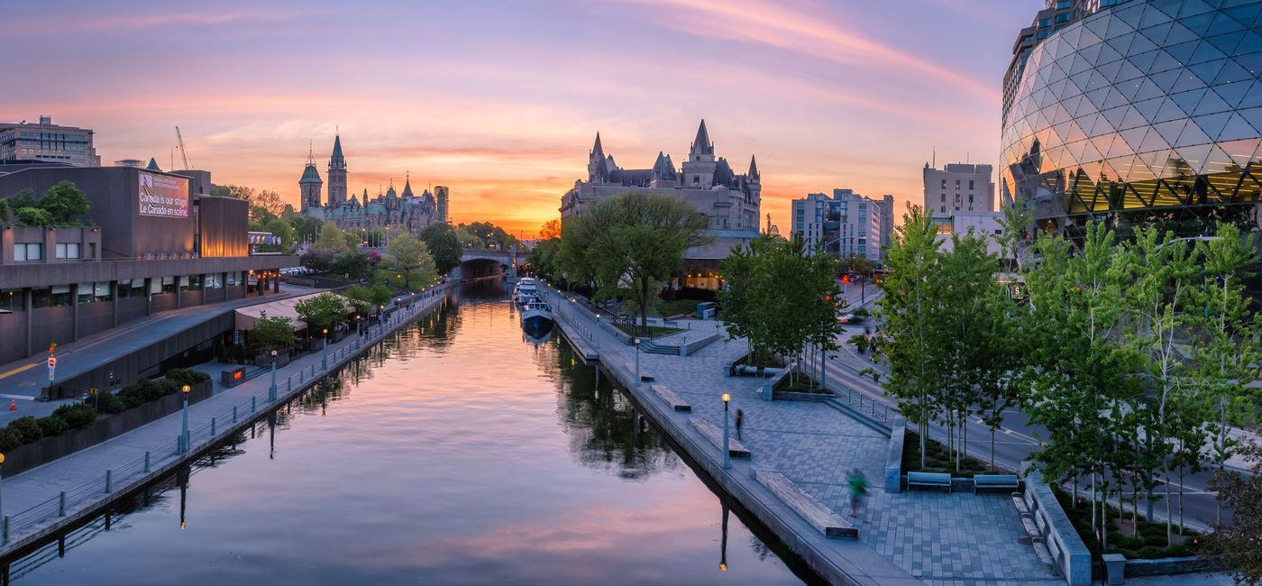 Image: A view of Ottawa from the Plaza Bridge (Photo Credit: Aqnus/Adobe Stock)