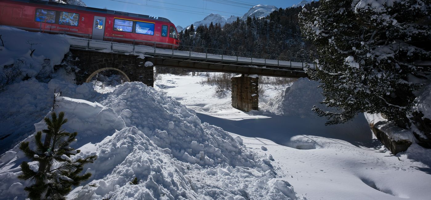 Image: La promotion du Swiss Travel Pass est valable pour les voyages entre octobre et mars (Photo Credit: Sepp Rutz via Unsplash/Rail Europe)