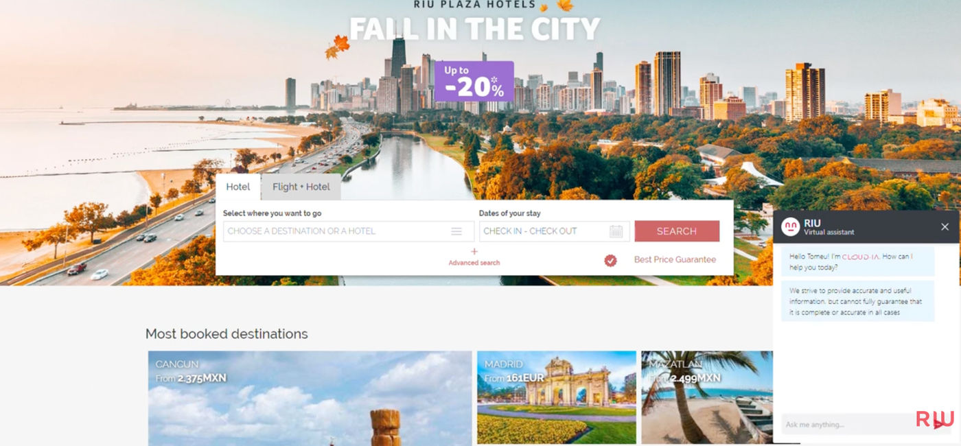 Image: RIU Chatbot