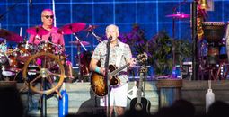 Jimmy Buffett performing at MGM Grand Garden Arena