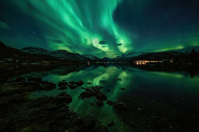 Northern Lights in Senja, Norway Northern Lights in Senja, Norway