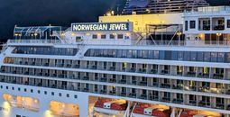 Norwegian Cruise Line’s Norwegian Jewel in Seward, Alaska.