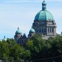 BC legislature building in Victoria