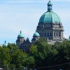 BC legislature building in Victoria
