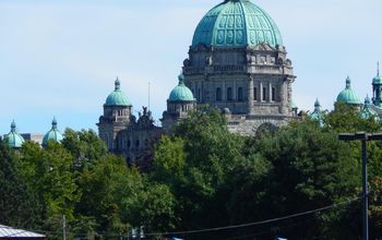 BC legislature building in Victoria