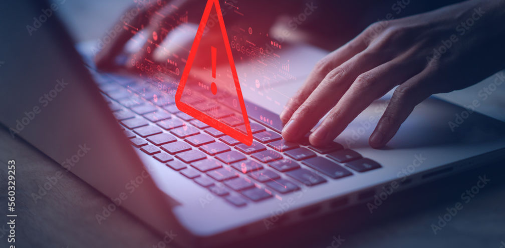 Fraud alert stock image