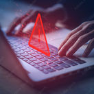 Fraud alert stock image