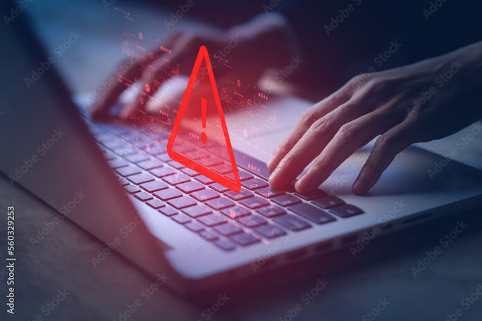 Fraud alert stock image