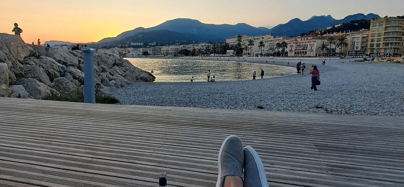 Image: Coucher de soleil à Menton (Photo Credit: Scott Hartbeck)