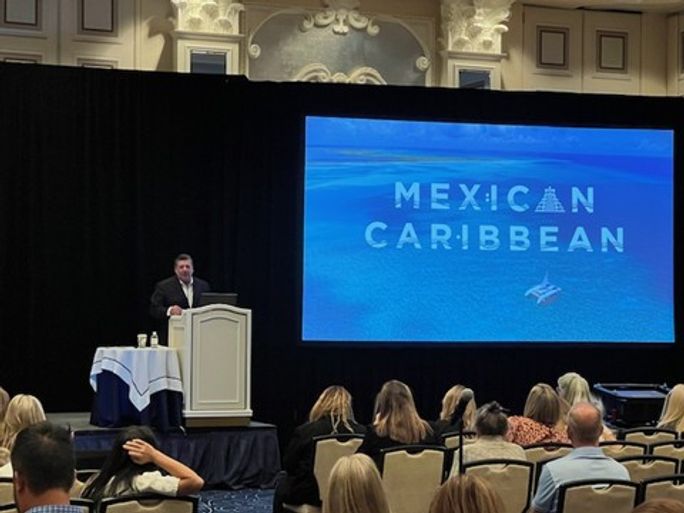 Mexican Caribbean Tourism Board team presented, “It’s Time to Reconnect with the Mexican Caribbean,” during a featured Workshop session.