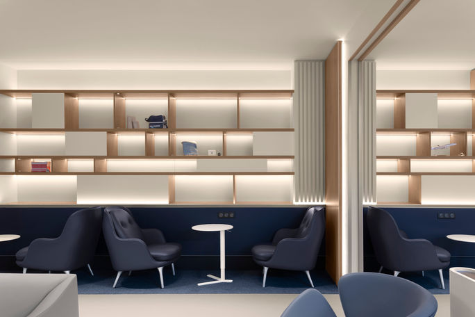 Air France Lounge at Charles de Gaulle Terminal 2 E Hall KAir France Lounge at Charles de Gaulle Terminal 2 E Hall K