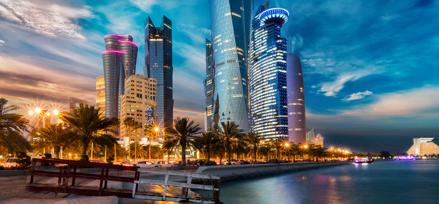 Image: Doha skyline (Photo Credit: moofushi/Adobe Stock)