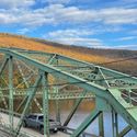 Brattleboro Bridge during fall