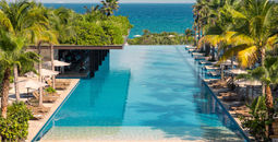 Infinity Pool at Hotel Xcaret and Hotel Xcaret Arte