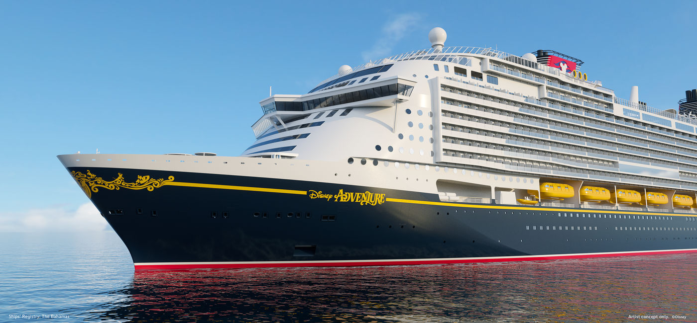 Image: Rendering of Disney Adventure (Photo Credit: Disney Cruise Line)
