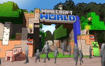 Artist Rendering of Minecraft World