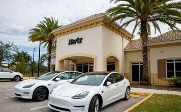 Hertz, electric vehicles, car rental, travel, car