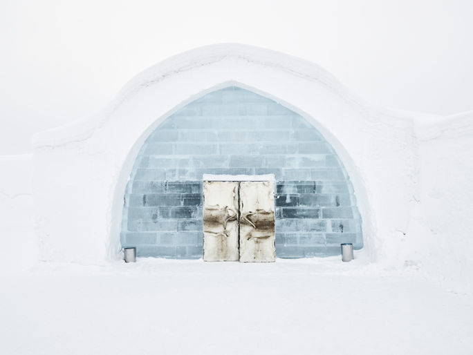 ICEHOTEL entrance