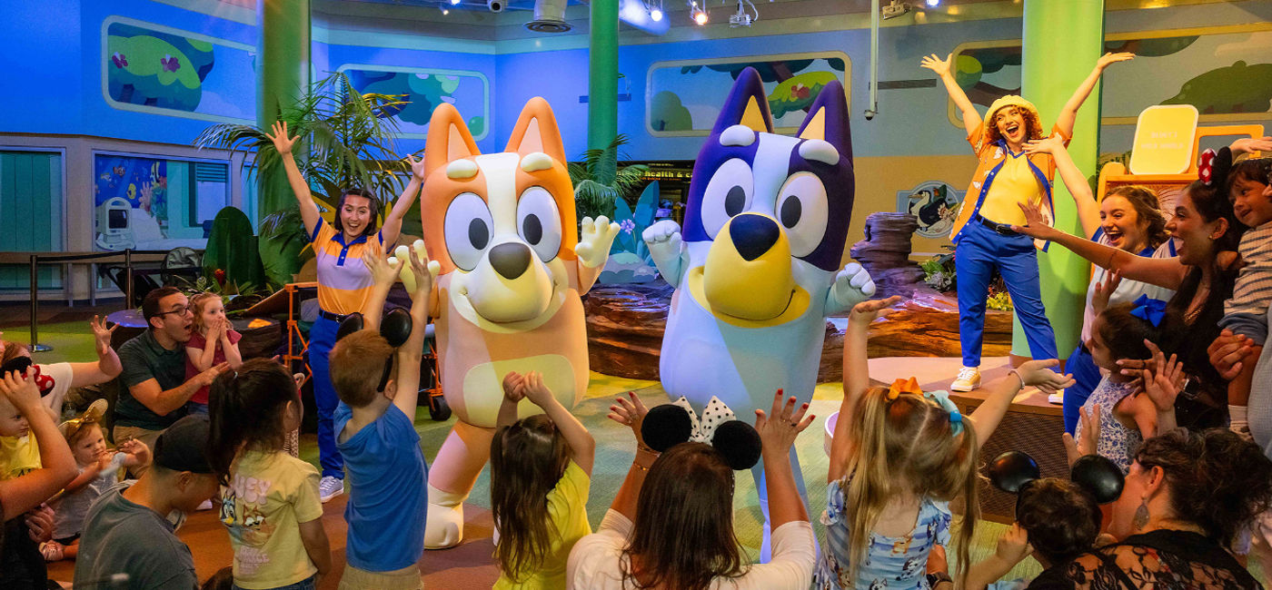 Image: Walt Disney World Resort's Cool KIDS' Summer includes Bluey's Wild World at Conservation Station at Disney's Animal Kingdom. (Photo Credit: Disney)